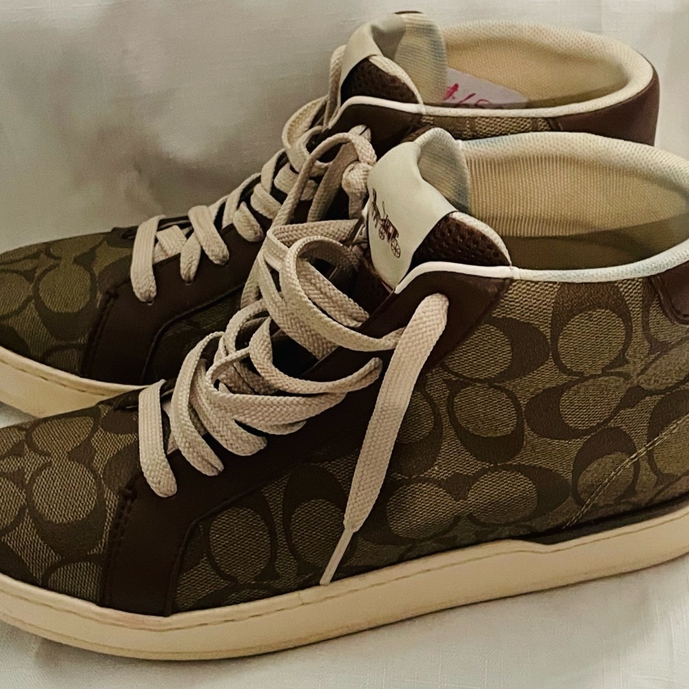 Coach signature C high top shoes SOLD